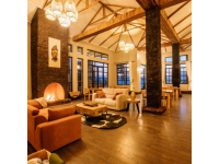 Lounge with fireplace  