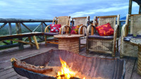Outdoor fireplace 