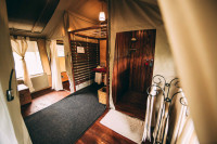 The comfort of the bathroom area with all amenities 