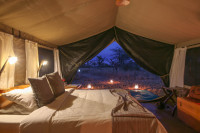 Looking out across the plains from your bed