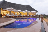 Pool deck area
