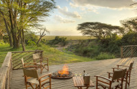 Fireplace with a view