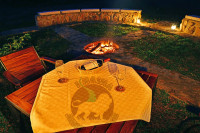 CAMP FIRE AT ISHASHA JUNGLE LODGE