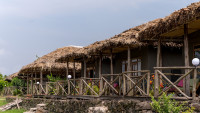 Outdoor view of the cottages