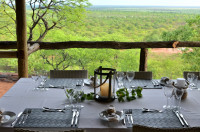 Views from dining room during green season