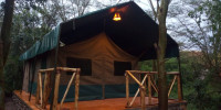 Glamping in ensuite safari tent