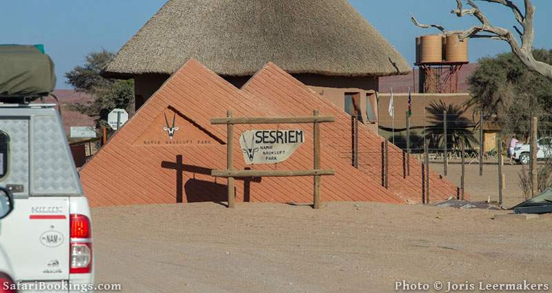 Sossusvlei park office in Sesriem, Namibia