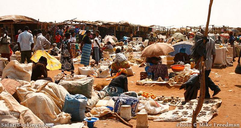Maramba Market in Livingstone Zambia