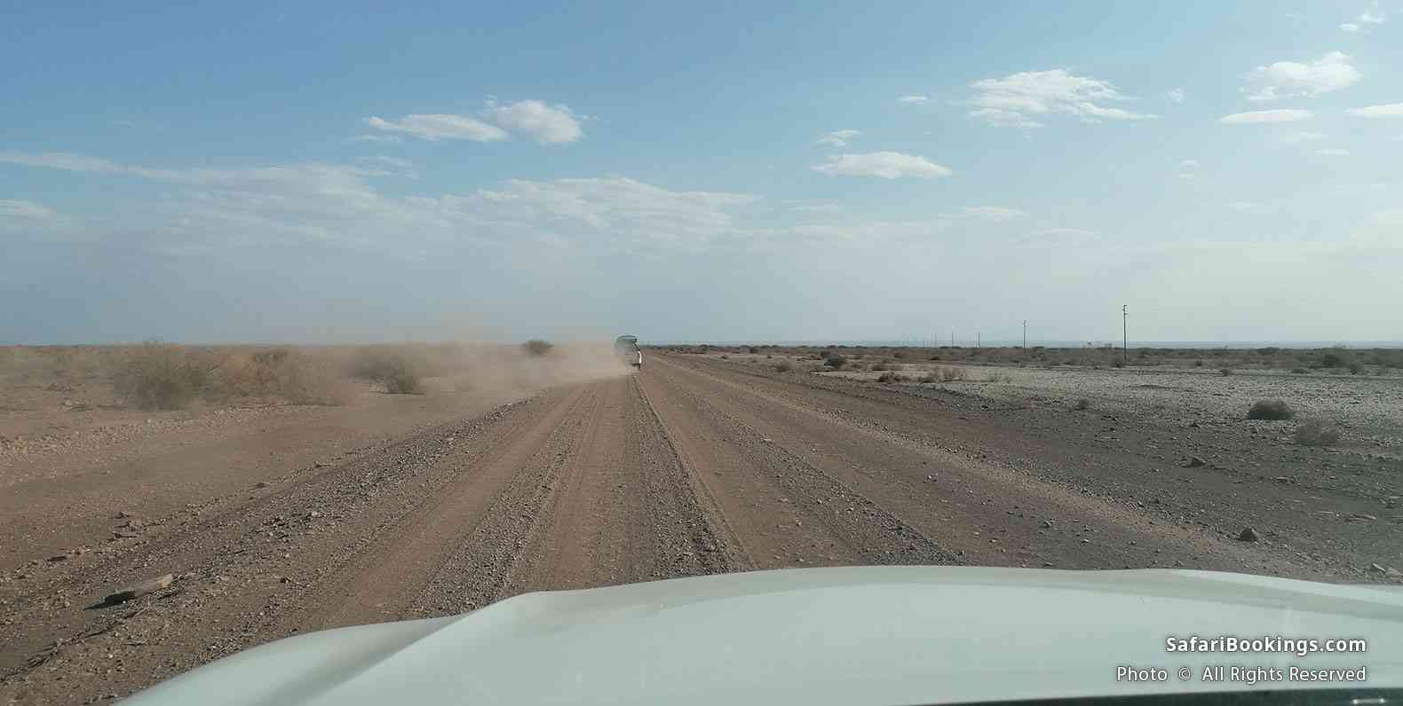 Road to Brukkaros Mountain