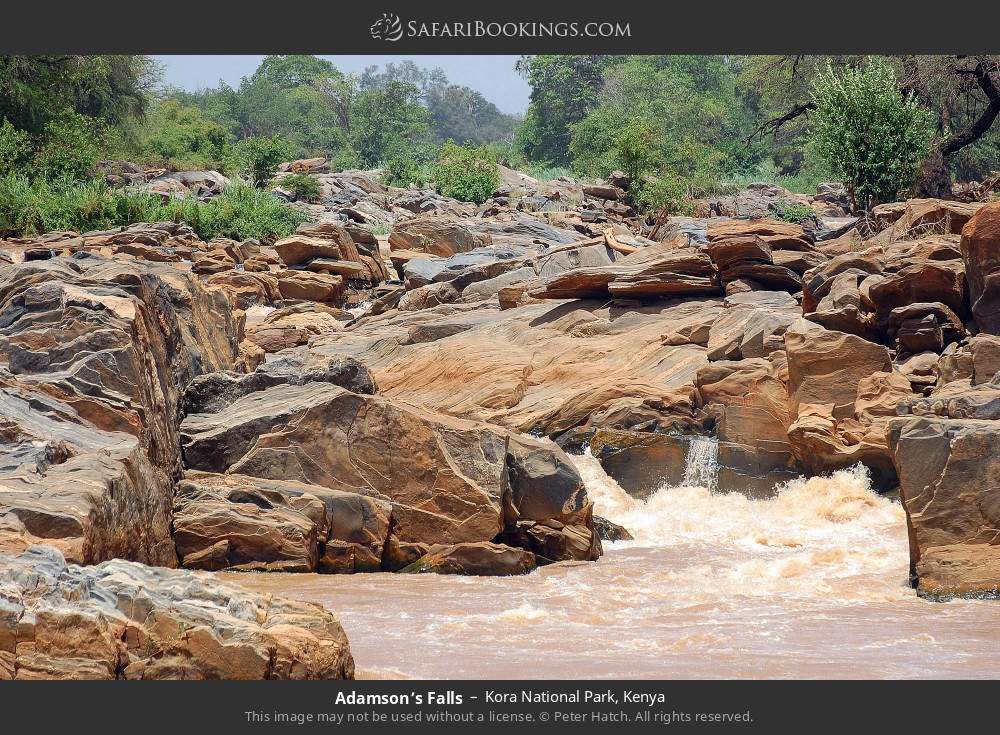 Adamson’s Falls in Kora National Park, Kenya