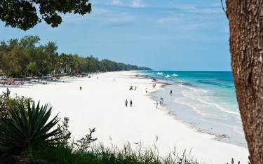 View over the beach