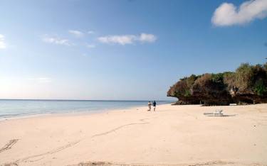 People walking on the beach