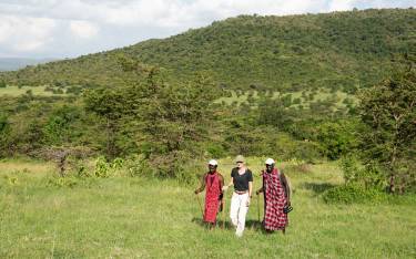 Walking with Maasai in Ololasurai Conservancy