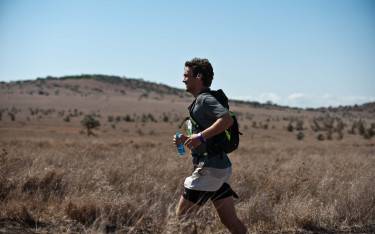 Runners in the annual Lewa Safari Marathon