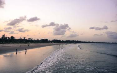 Beach at dusk