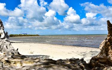 Sandy beach