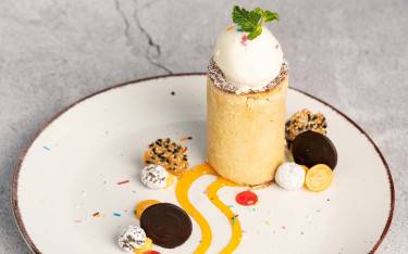 Dessert at the Carnivore Restaurant