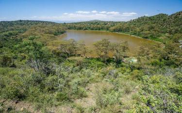 Crater lake near Naivasha