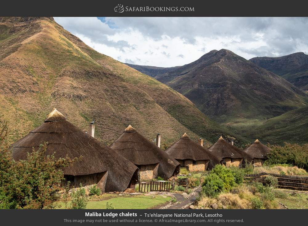 Maliba Lodge chalets in Ts'ehlanyane National Park, Lesotho