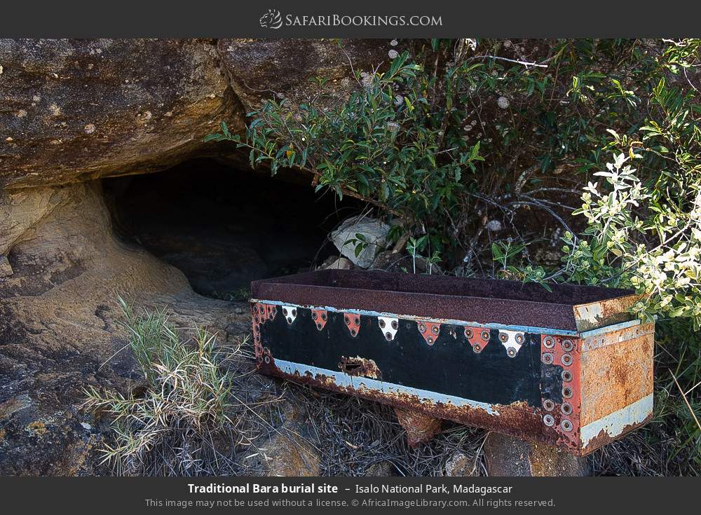 Traditional Bara burial site in Isalo National Park, Madagascar