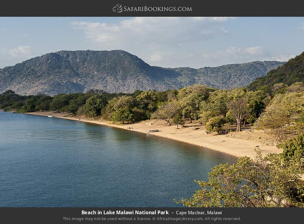 Beach in Lake Malawi NP in Cape Maclear, Malawi
