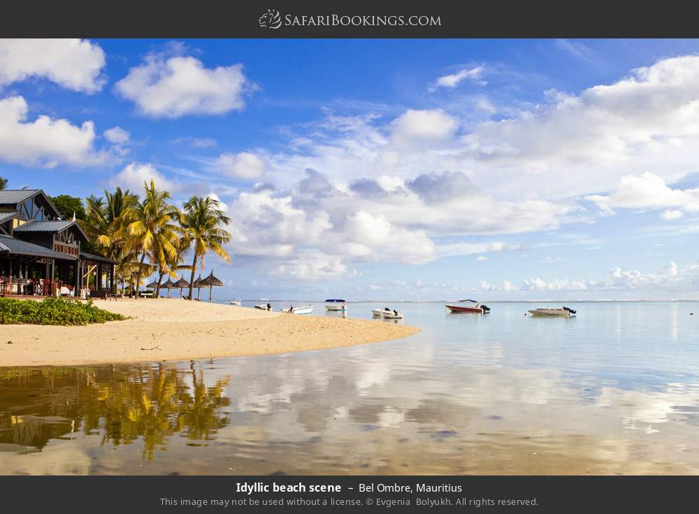 Bel Ombre Beach in Bel Ombre, Mauritius