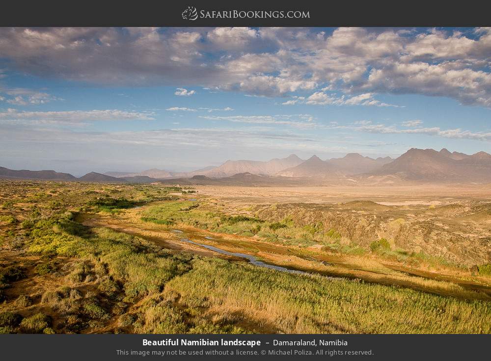 Beautiful Namibian landscape, Damaraland in Damaraland, Namibia