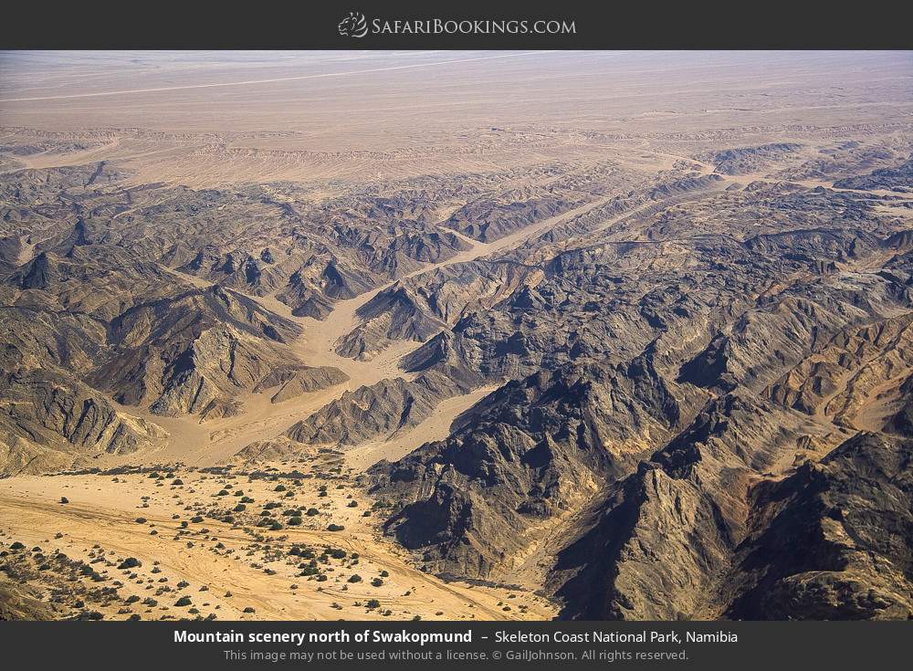 Mountain scenery north of Swakopmund, Skeleton Coast NP in Skeleton Coast National Park, Namibia