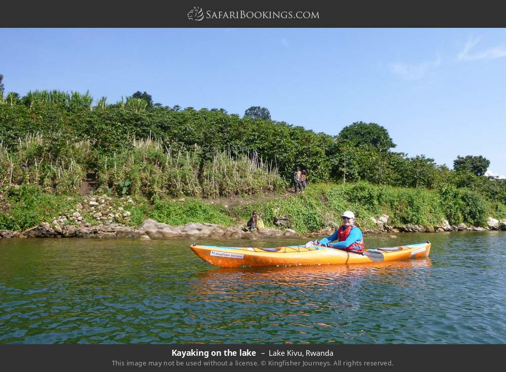 Kayaking on Lake Kivu in Lake Kivu, Rwanda
