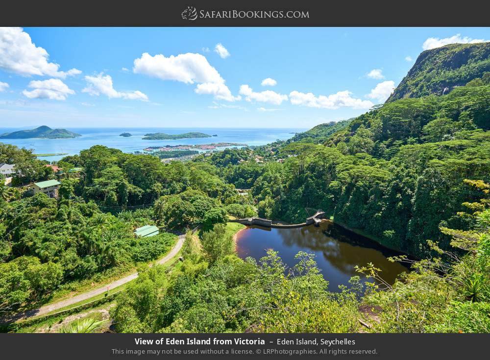 View of Eden Island from Victoria in Eden Island, Seychelles