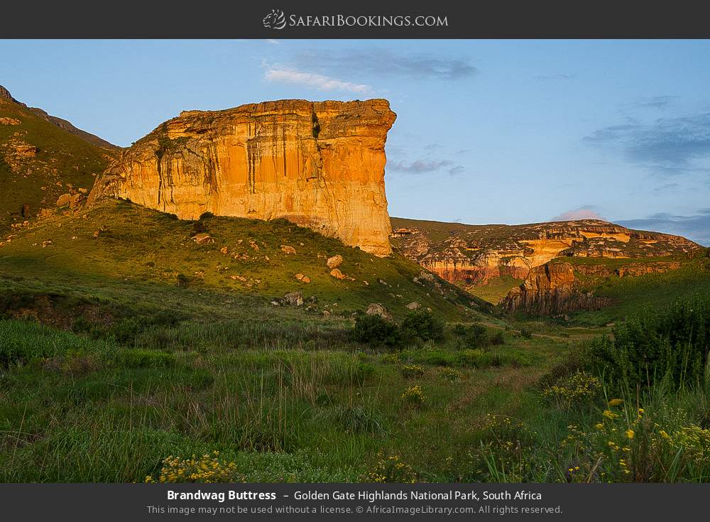 Brandwag Buttress in Golden Gate Highlands National Park, South Africa