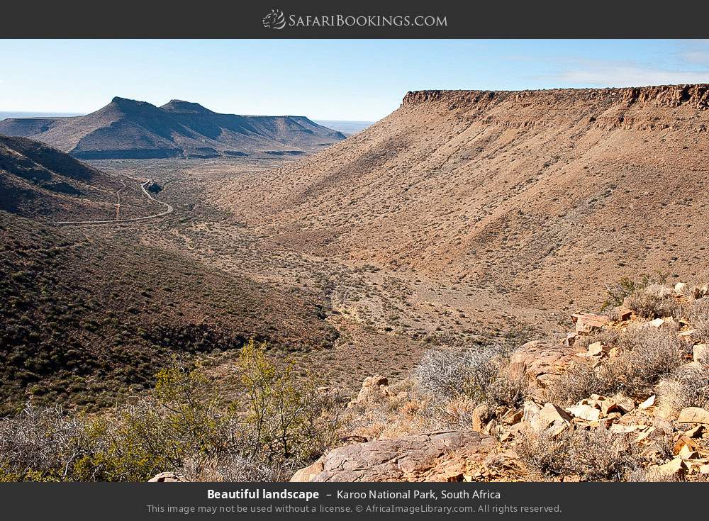 Dramatic landscape in Karoo National Park, South Africa