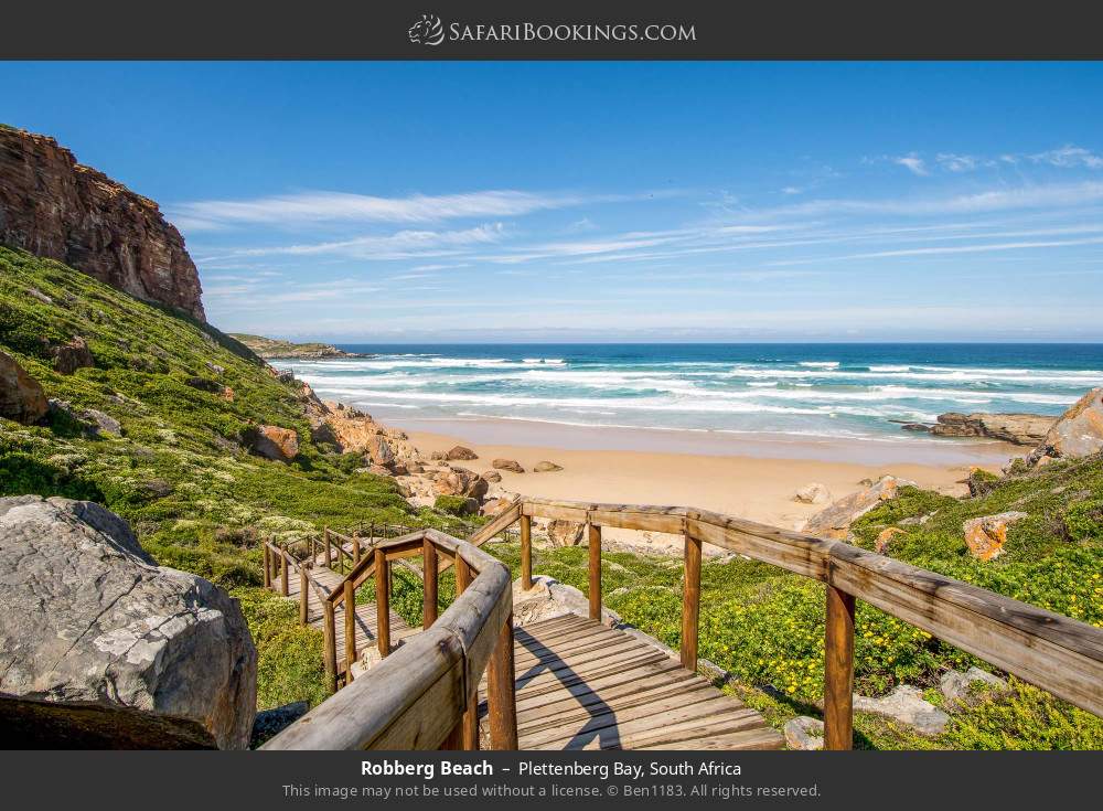 Robberg Beach in Plettenberg Bay in Plettenberg Bay, South Africa