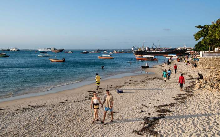 Hang out on Shangani Beach