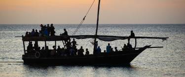 Dhow trip at sunset