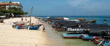 Boats at Shangani Beach