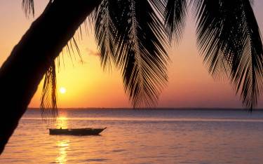 Thumbnail of Sunrise over the sea at Bwejuu