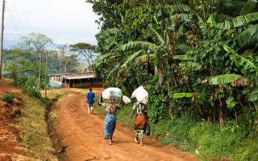 Rural scene near Moshi