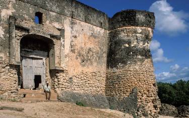 Kilwa Ruins, the Gereza, fort built by Omani Arabs in 1800
