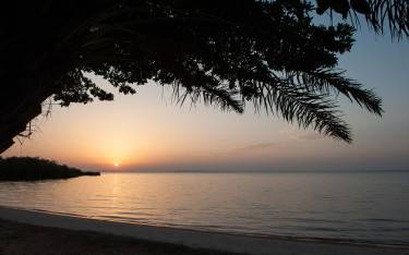 Thumbnail of Sunset over Speke Bay on Lake Victoria