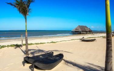 Deserted sandy beach