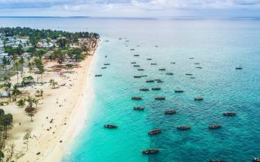 Nungwi town and beach