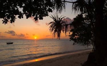 Sunrise over the sea