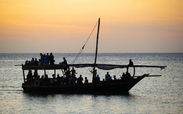 Dhow trip at sunset