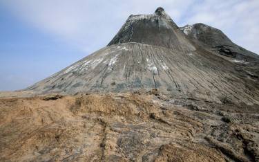Ol Doinyo Lengai, active volcano near Lake Natron