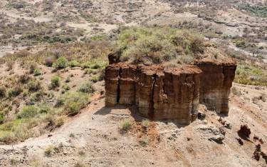 Hominid site worked by Louis Leakey