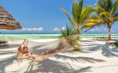Thumbnail of Relaxing in a hammock