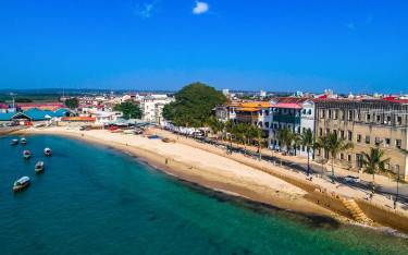 Waterfront and beach