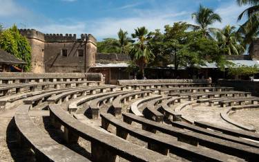 Open-air amphitheater in the Old Fort