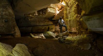 Entrance to the cave